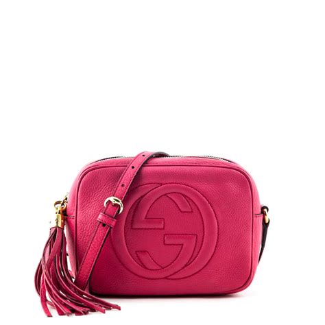 gucci soho disco bag dark pink|gucci soho disco discount.